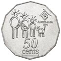 50c Münze Australien Year of the Family 1994