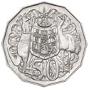 50c Münze Australien Coat of Arms