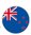 Fahnenhänger Neuseeland rund  klein (NZ)