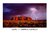 Ayers Rock / Uluru Poster mit Blitz
