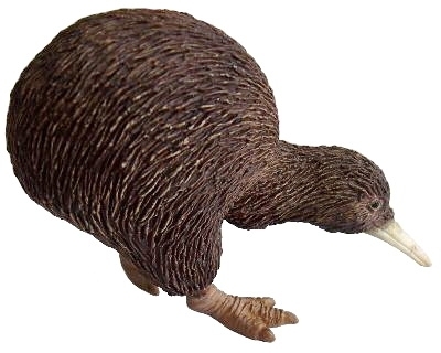 Kiwi Vogel Kunststoff (NZ) ca. 8cm