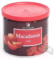 Macadamia-Nüsse mit Chiliwürze 135g Dose MHD überschritten!