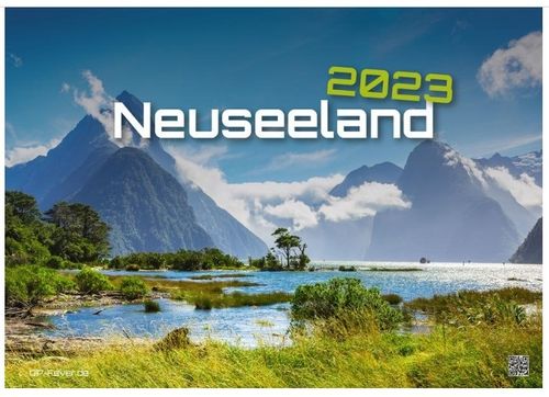 Neuseeland Kalender 2023 ca. 35x24cm MHD überschritten!