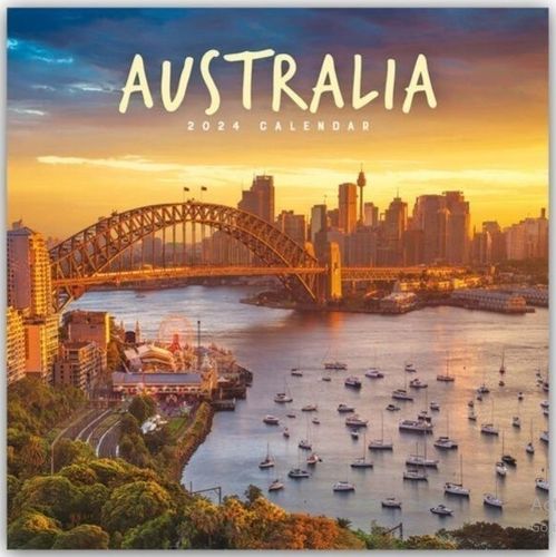 Australien Kalender 2024 16 Monate ca. 30,5x30,5cm
