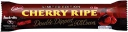Cherry Ripe-Riegel 47g Double-Dipped Dark Chocolate