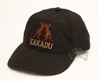 Kakadu-Stoffmütze, geölte Baumwolle, schwarz