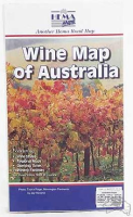 Wine Map of Australia Faltkarte