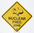 Magnet Warnschild Nuclear Free Zone