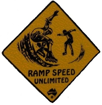 Magnet Warnschild Ramp Speed Unlimited