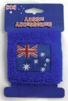 Fahnen-Schweissband Australien Handgelenk