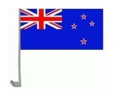 Fahne Neuseeland auf Autofensterstab (NZ)