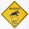 Warnschild Mozzies