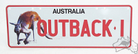 Australia Outback 1 Nummernschild Blechschild