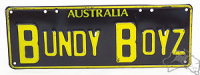 Bundy Boyz Nummernschild Blechschild 37 x 13 cm