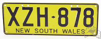 NSW Nummernschild ca. 37 x 13 cm