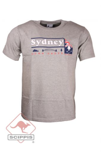 T-Shirt Sydney Down Under grau