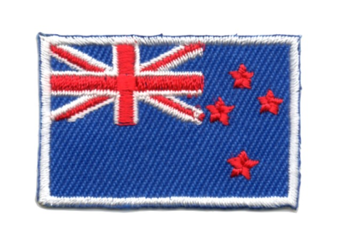 Aufnäher Neuseeland-Fahne (NZ) ca. 4x3cm