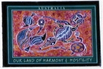 Magnet Ureinwohnermalerei Our Land of Harmony