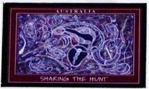 Magnet Ureinwohnermalerei Sharing the Hunt