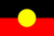 Fahnen-Aufkleber Aboriginal Fahne