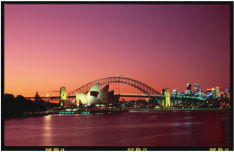 Sydney Harbour Bridge Magnet ca. 7x4,5cm