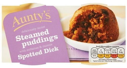 Spotted Dick Steamed Puddings 2x95g (NZ)