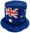 Stoffhut Aussie Top Hat Australienfahne