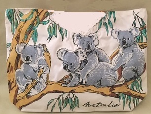 Tragetasche ca. 16x24cm mit 1 Reissverschluss Koala