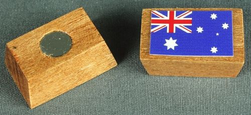 Fahnen-Magnet Australien ca. 30x20mm rechteckig
