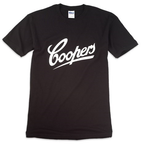 T-Shirt Coopers schwarz/weiss Gr. L
