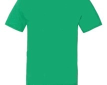 T-Shirt Coopers grün/weiss