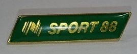 Anstecknadel Sport 1988