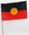 Fahne Australien Ureinwohner auf Holzstab ca. 20x30cm