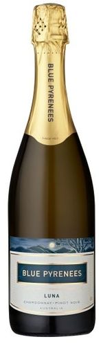 Blue Pyrenees Luna Brut:Chardonnay Pinot Noir Pinot Meunier Cuvee N.V. Sparkling (VIC) 11%