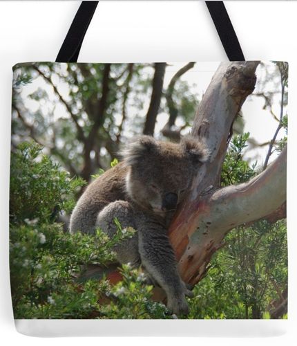 Tragetasche ca. 33x33cm Koala Sleeping
