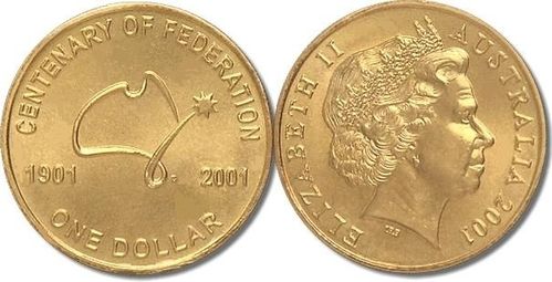 $1 Münze Australien Centenary of Federation 2001