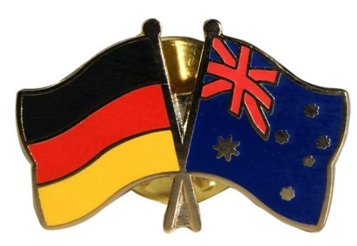 Anstecknadel Fahne Australien-Deutschland