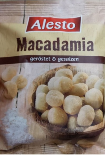 Macadamia-Nüsse geröstet gesalzen 125g MHD überschritten!