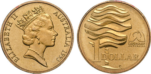 $1 Münze Australien Landcare 1993