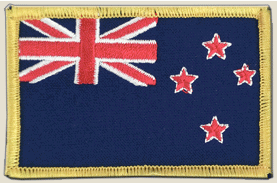 Aufnäher Neuseeland-Fahne (NZ) ca. 8,5x6cm