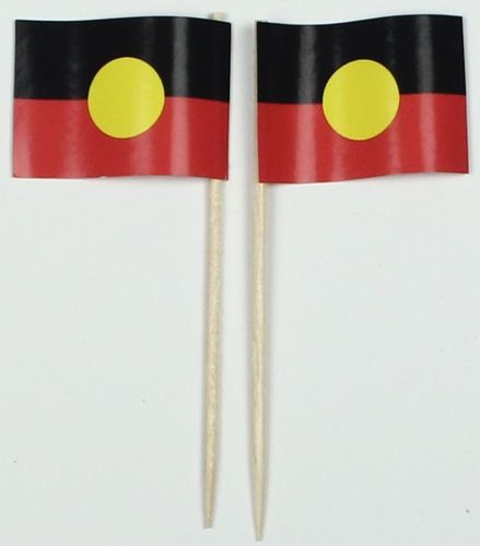 Cocktailfähnchen Australien Ureinwohner 50 Stück Packung