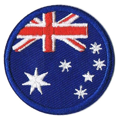 Aufnäher  Fahne Australien ca. 4,5 Ø