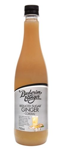 Buderim Ginger Refresher Reduced Sugar 750ml Flasche MHD überschritten!