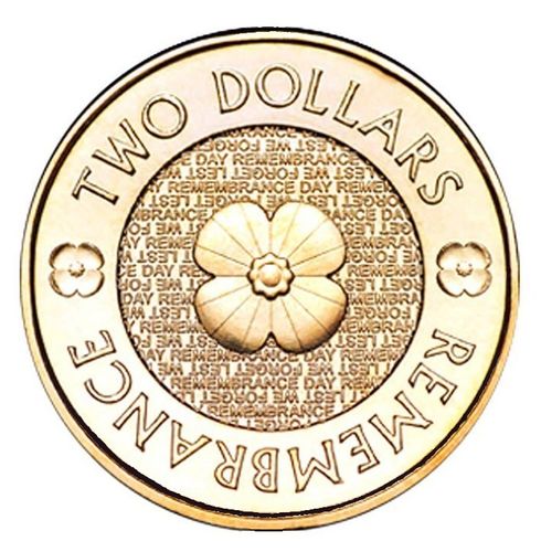 $2 Münze Australien Remembrance 2012