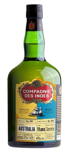 Compagnie des Indes Rum Australia 43% 11 Year Old (QLD) 0,7L