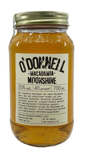 Macadamia Moonshine Likör 20% 0,7L