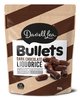 Bullets Dark Chocolate Liquorice 226g Darrell Lea