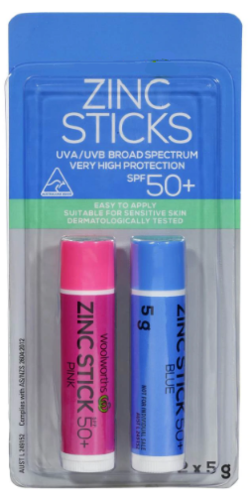 Zinc Stick 5g x2 pink-blue