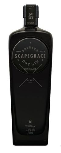 Scapegrace Black Dry Gin 41,6% 0,7L (NZ)
