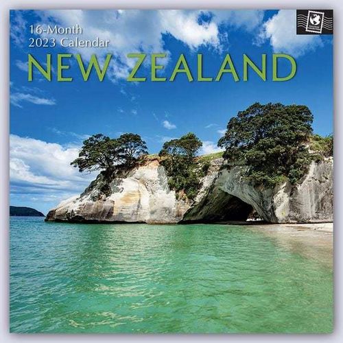 Neuseeland Kalender 2023 (NZ) 16 Monate ca. 30x30cm MHD überschritten!